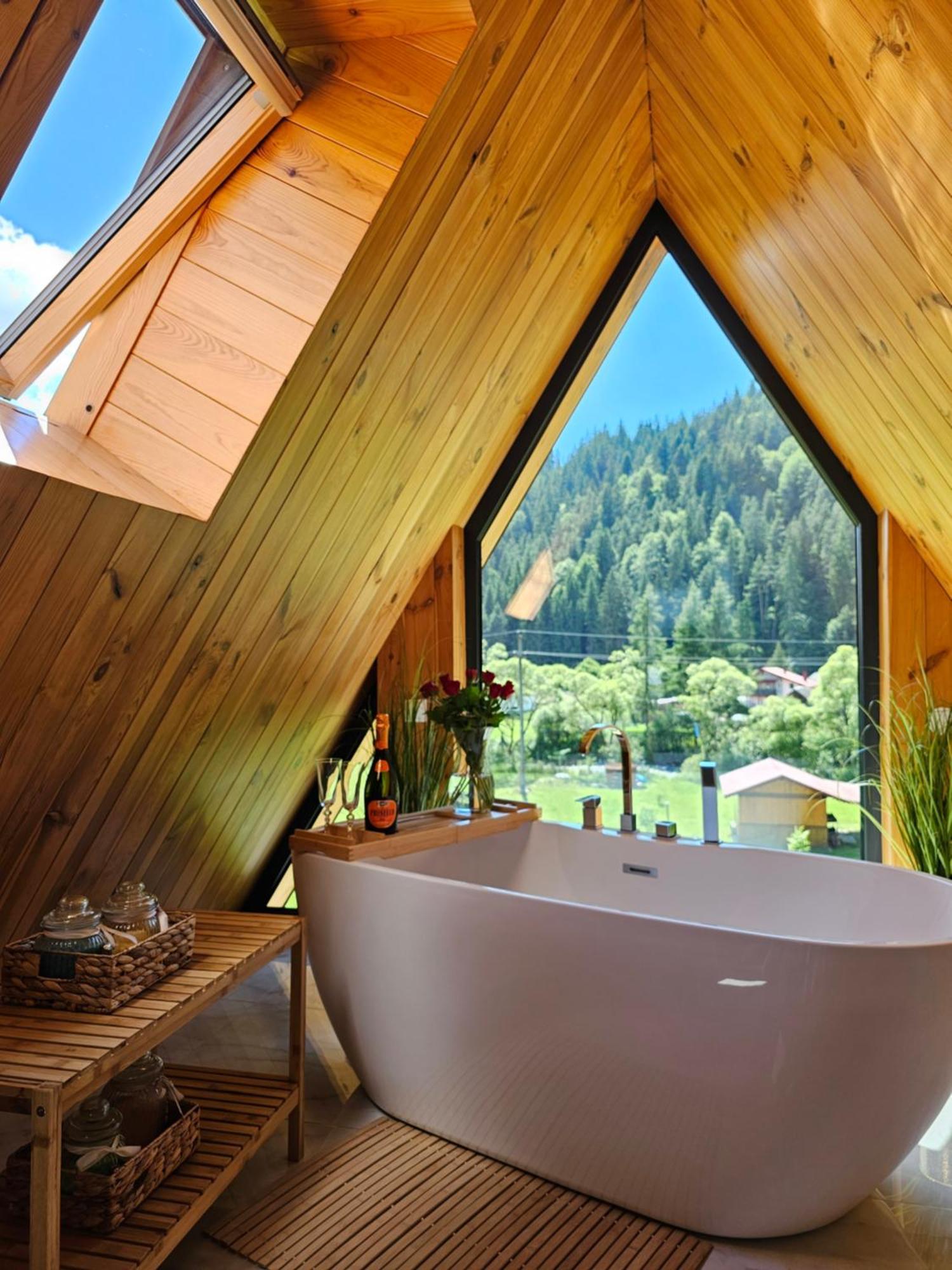 Cabana Cozy Cabin A Frame Topliţa Exterior foto