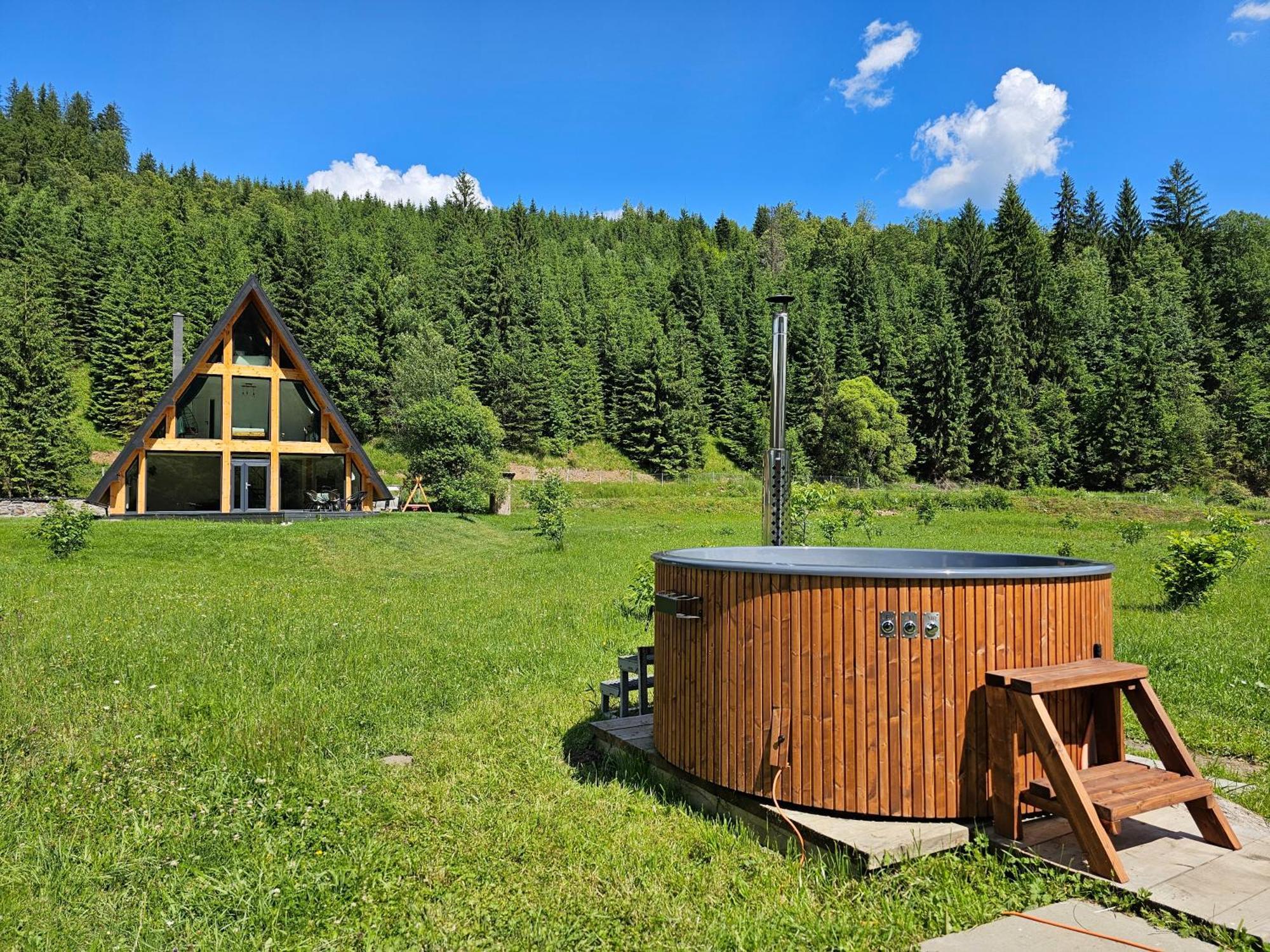 Cabana Cozy Cabin A Frame Topliţa Exterior foto